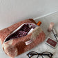 Trousse upcyclée laine vintage
