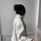 Veste upcyclée matelassée fleurie