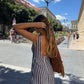 Robe rayée