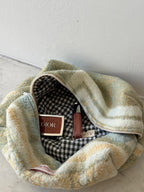 Trousse upcyclée laine vintage