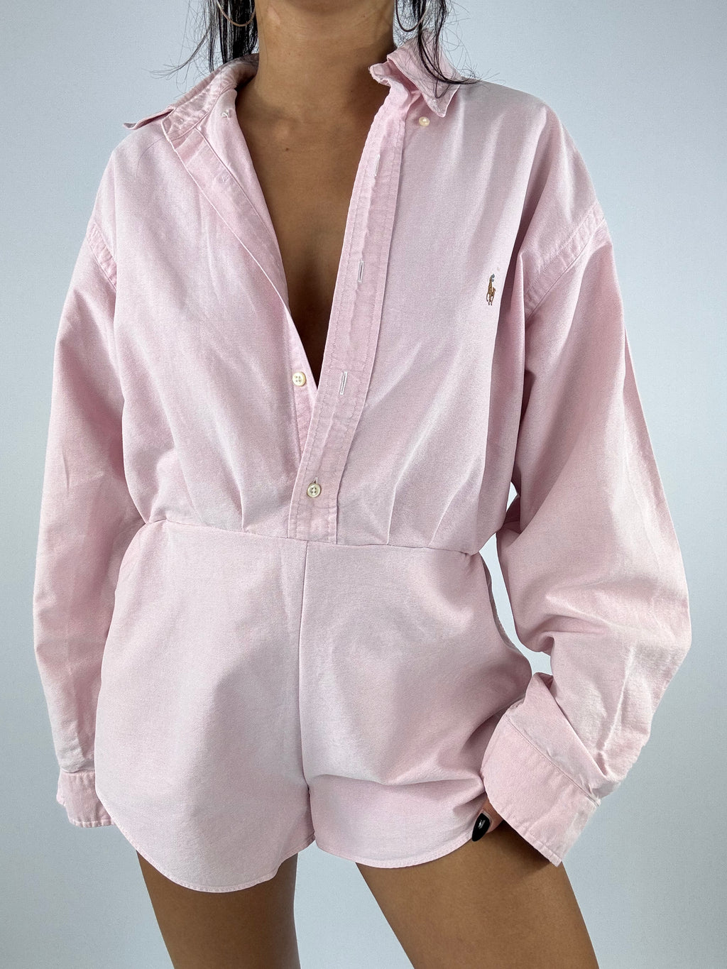 Combinaison upcyclée rose