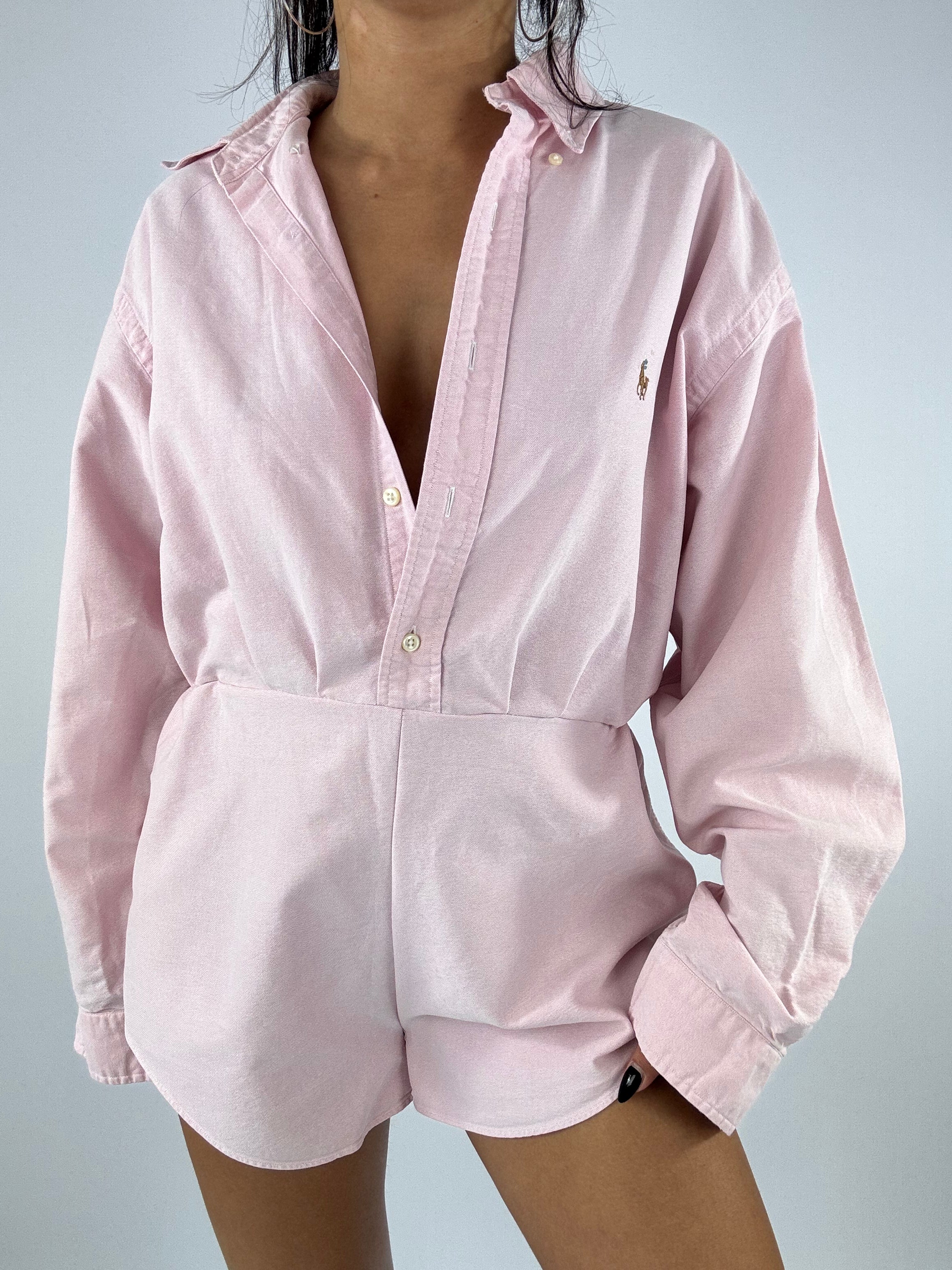 Combinaison upcyclée rose