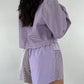 Ensemble upcyclé vichy et patchwork