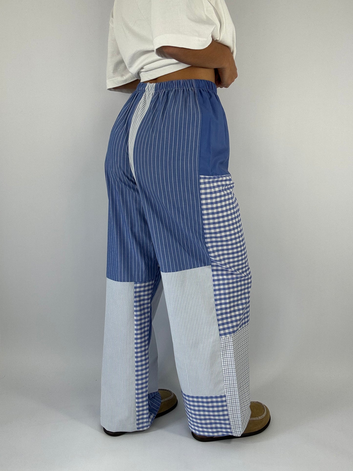 Pantalon upcyclé patchwork