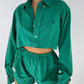 Ensemble upcyclé vert