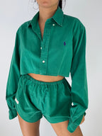 Ensemble upcyclé vert