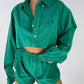 Ensemble upcyclé vert