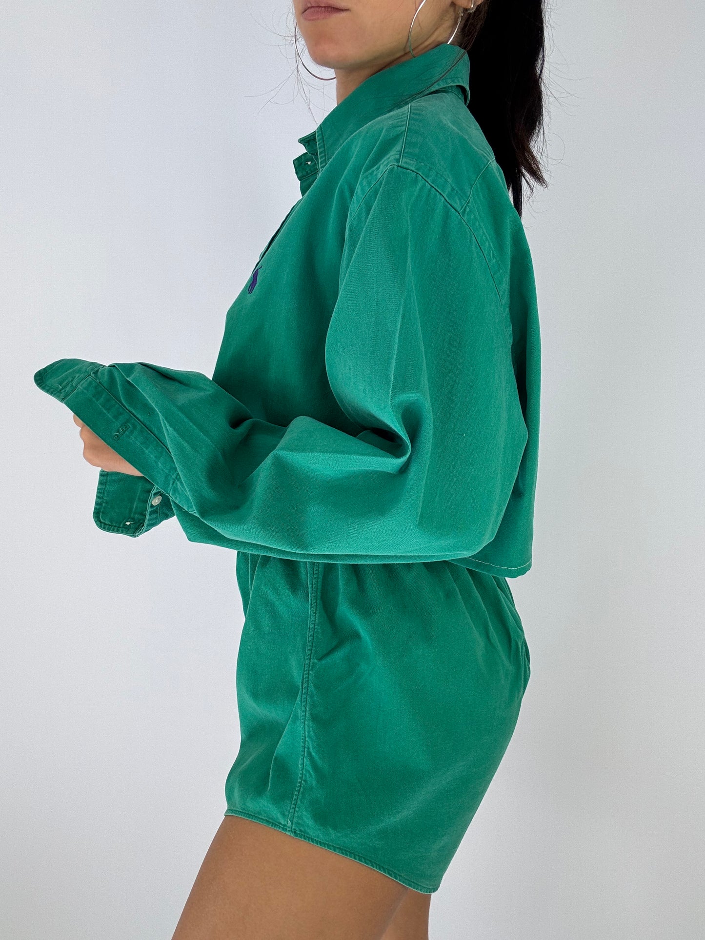 Ensemble upcyclé vert