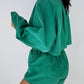 Ensemble upcyclé vert