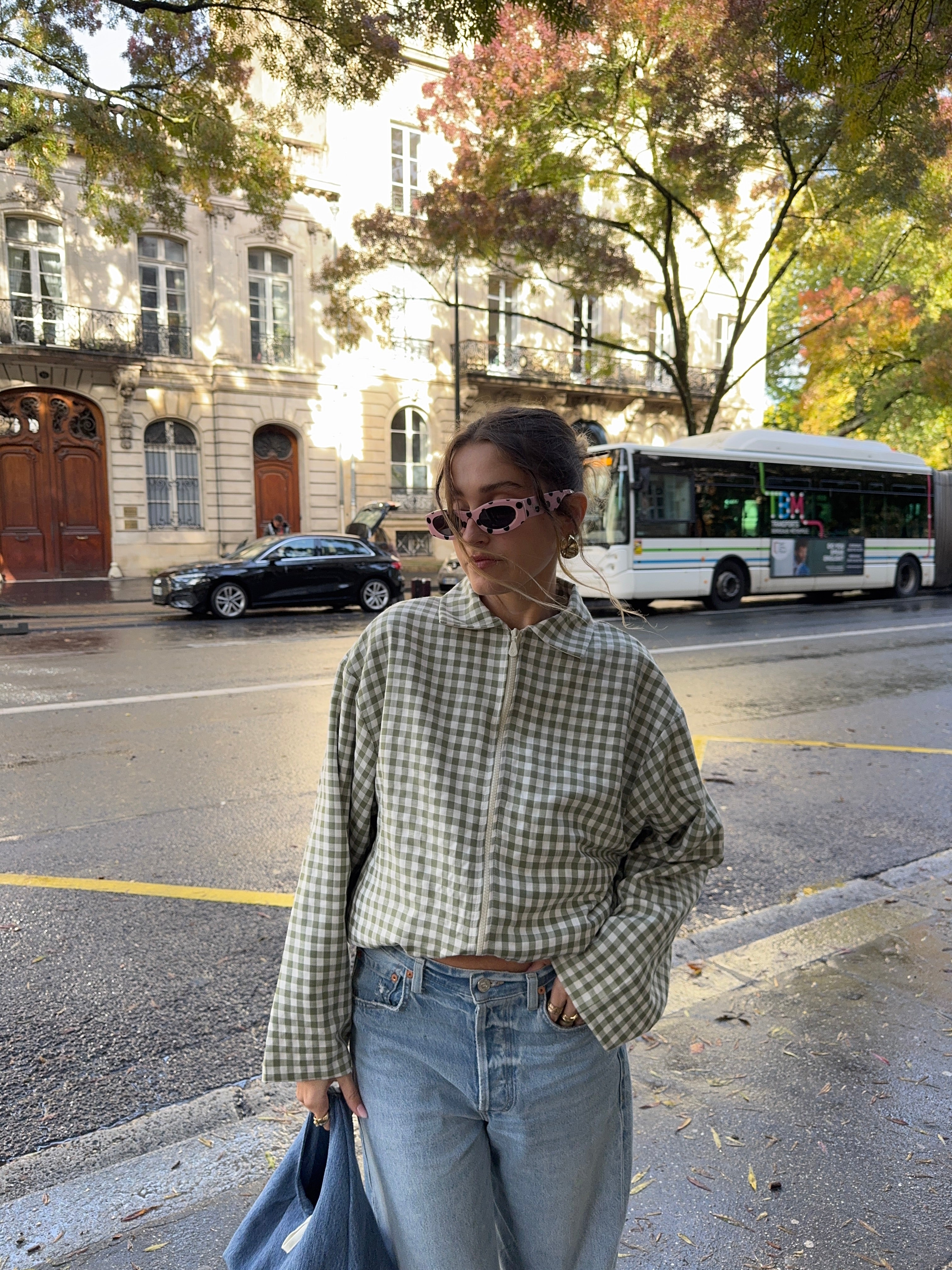 Bomber vichy vert