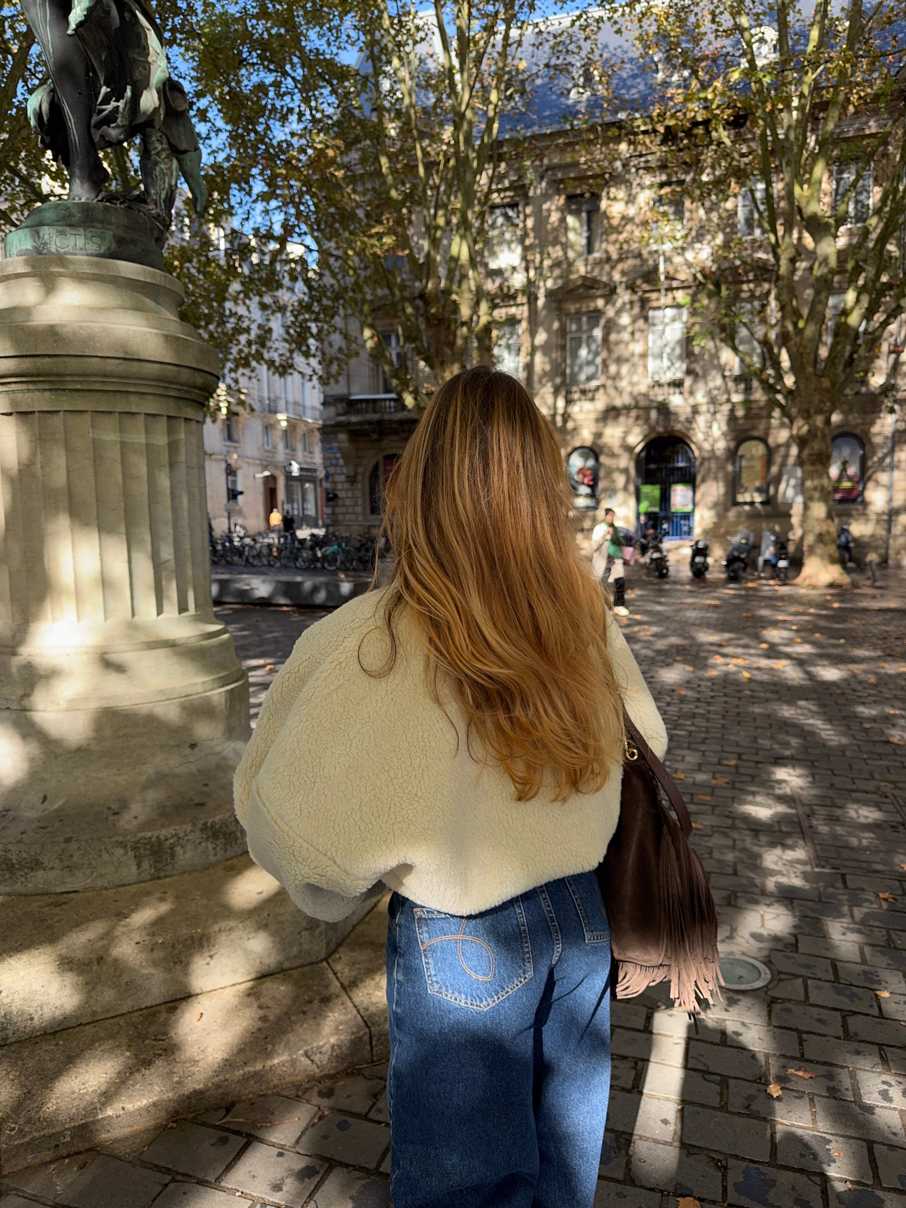 Bomber sherpa crème