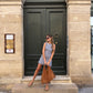 Robe rayée