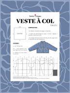  Pattern Veste à col - Taille 2 (french)