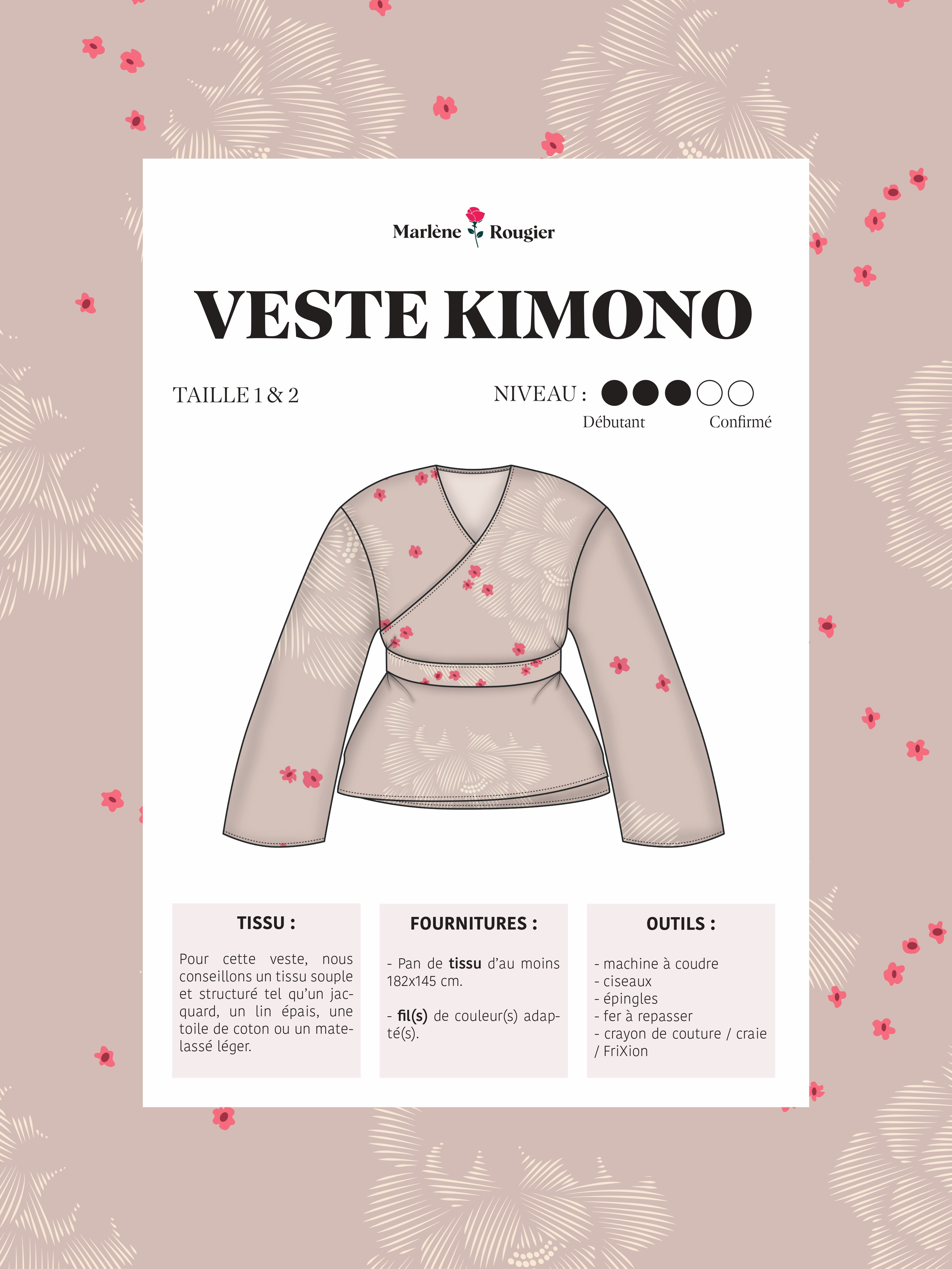 Patron kimono - PDF
