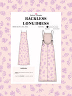  Pattern Robe Dos Nu Longue (english) - PDF