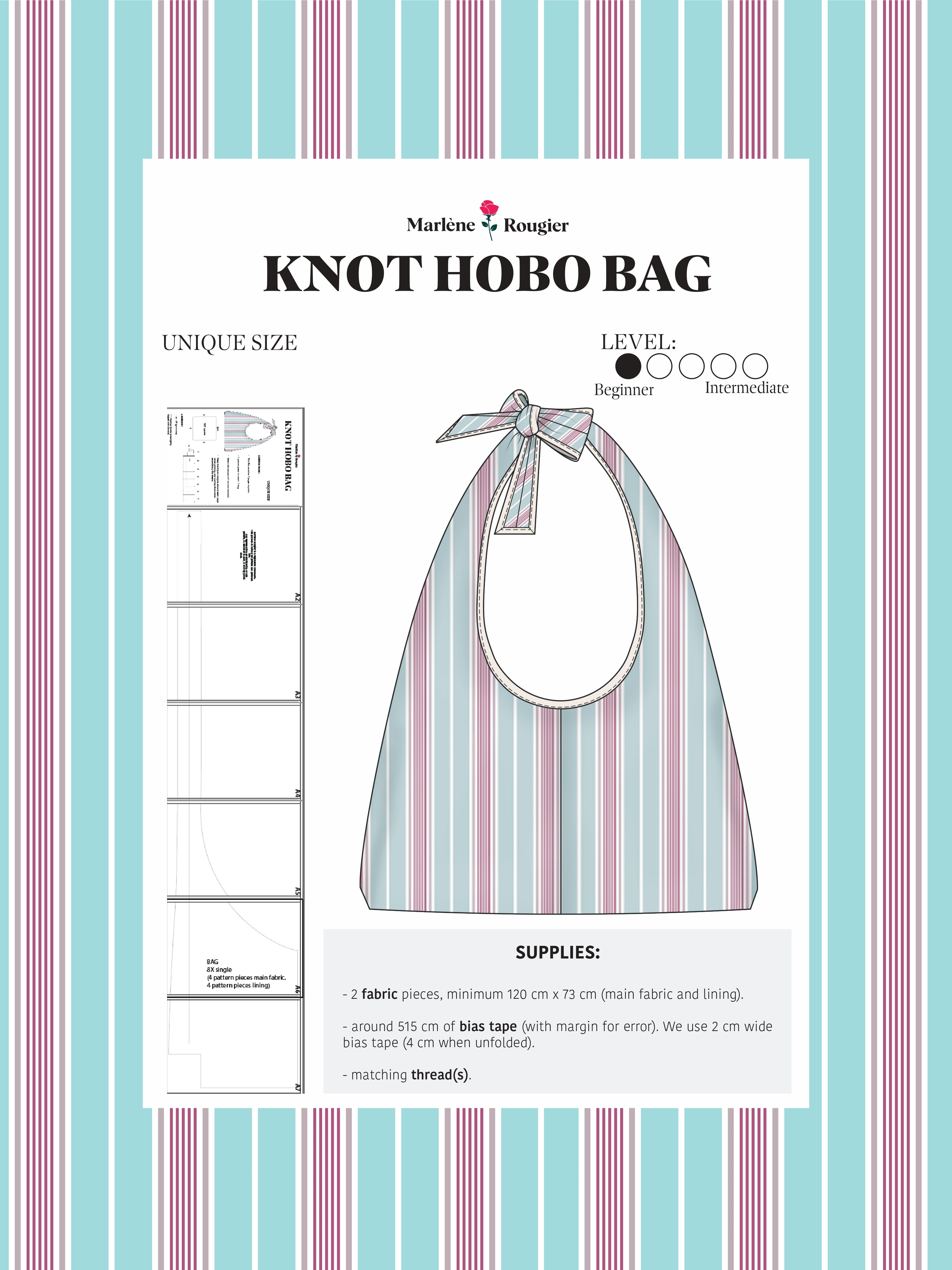 Pattern sac hobo nœud - PDF (English)