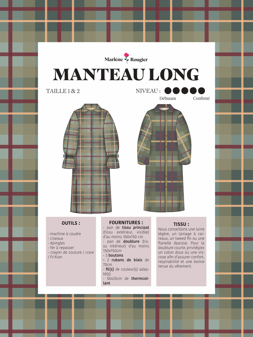 Patron manteau long - PDF