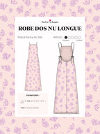  Pattern Robe Dos Nu Longue (french) - PDF