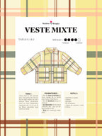 Patron veste mixte - PDF