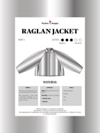 Pattern veste raglan - Size 1 - PDF (English)