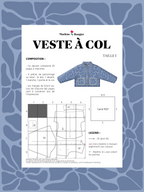  Pattern Veste à col - Taille 1 (french)