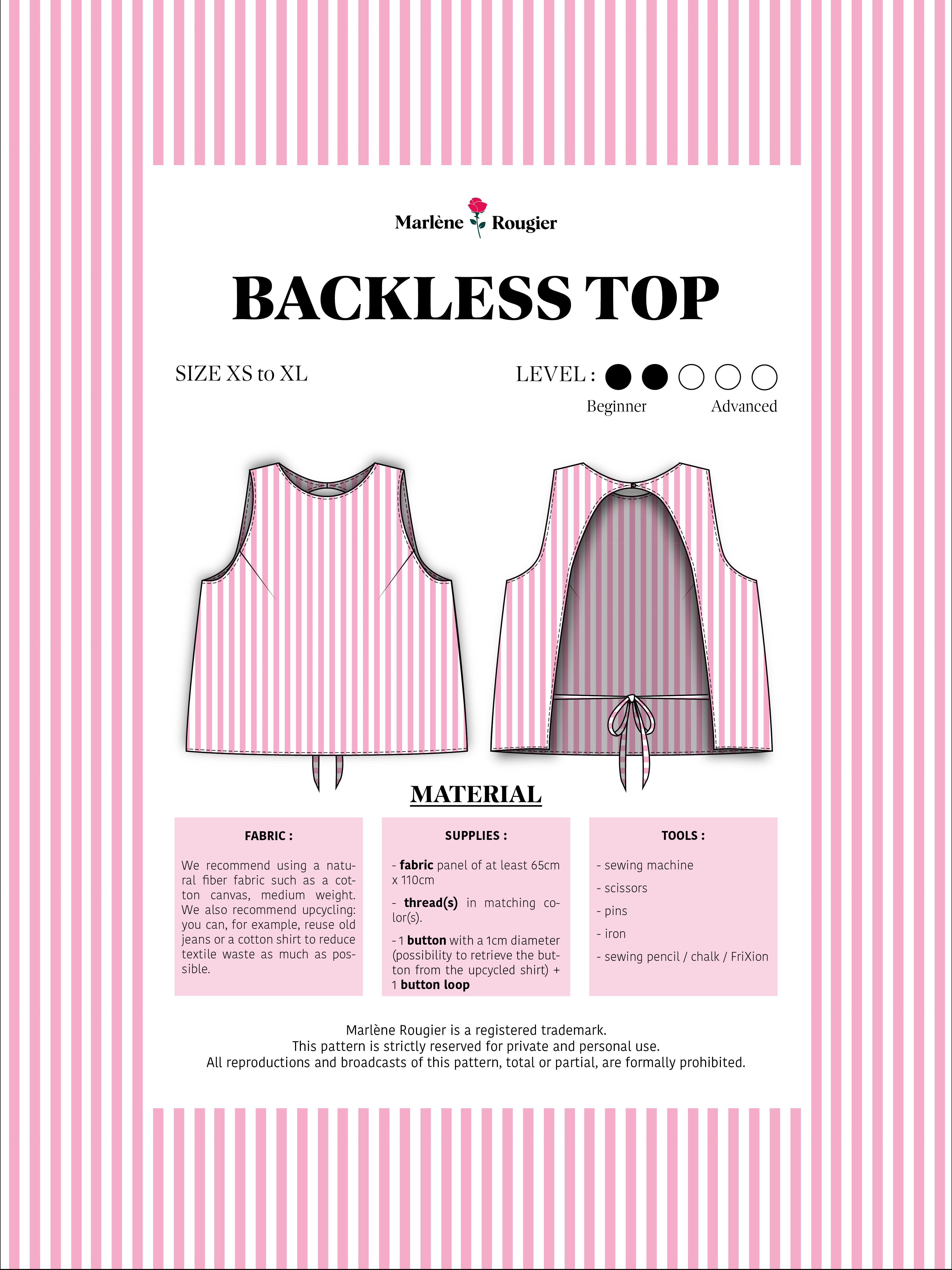  Pattern Combinaison short (english) - PDF
