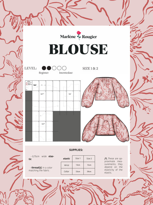 Patron blouse (English version)