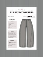 Pattern pantalon à pinces - PDF (English)