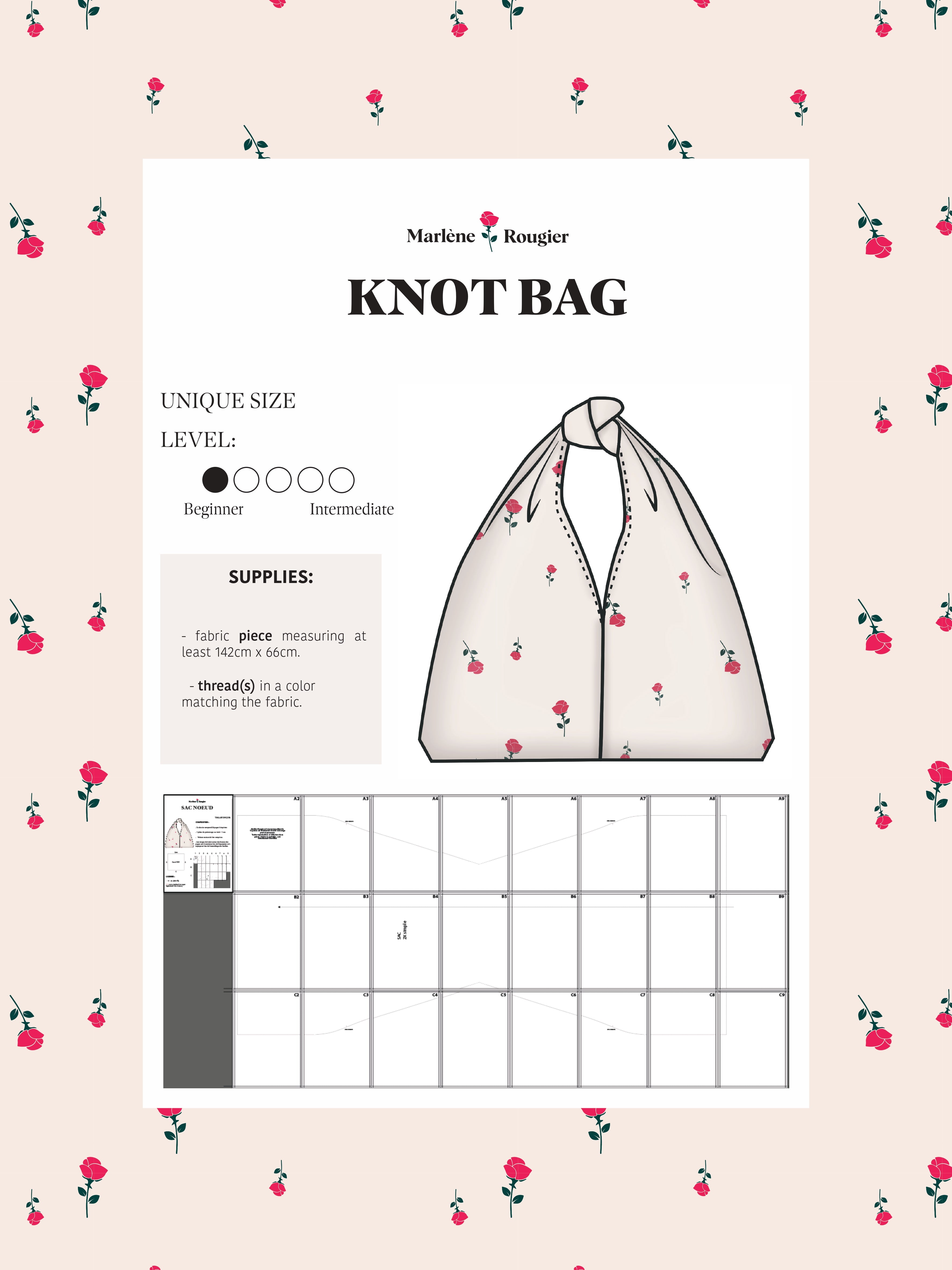 Pattern sac nœud - PDF (English)