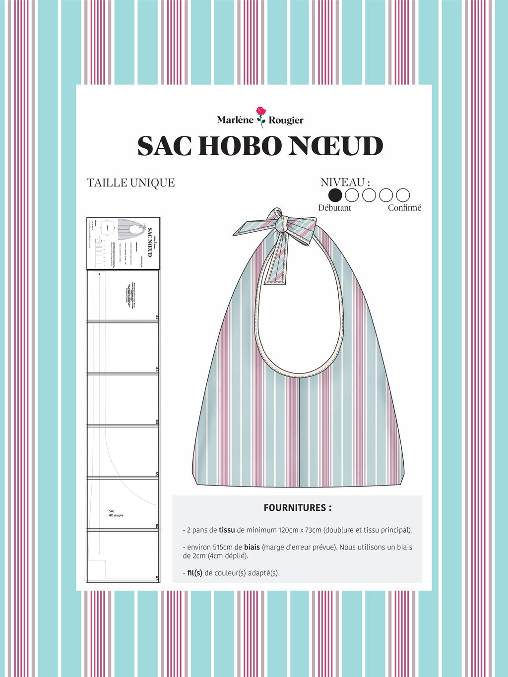  Pattern Sac Hobo (french) - PDF