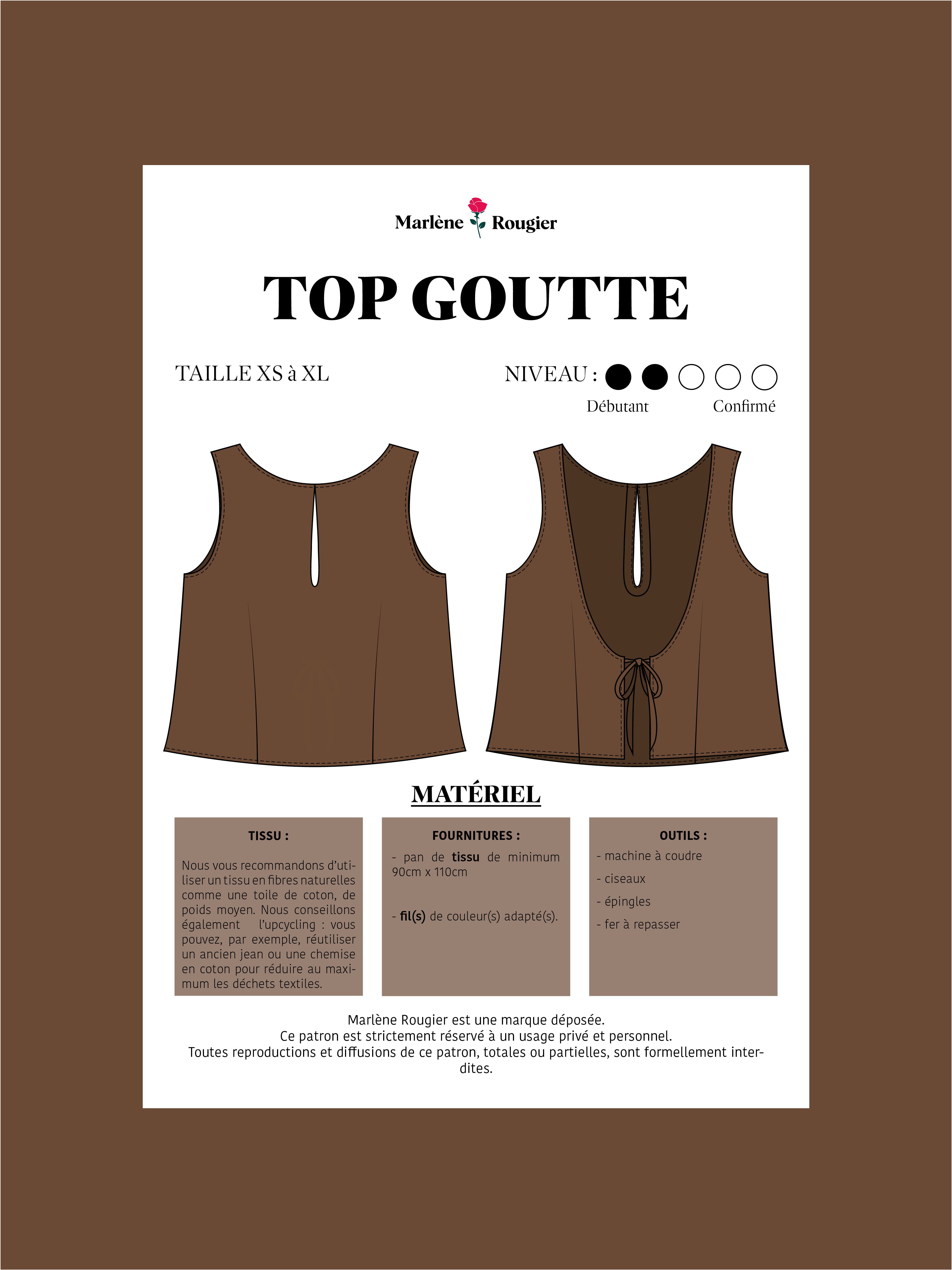  Pattern Combinaison short (french) - PDF