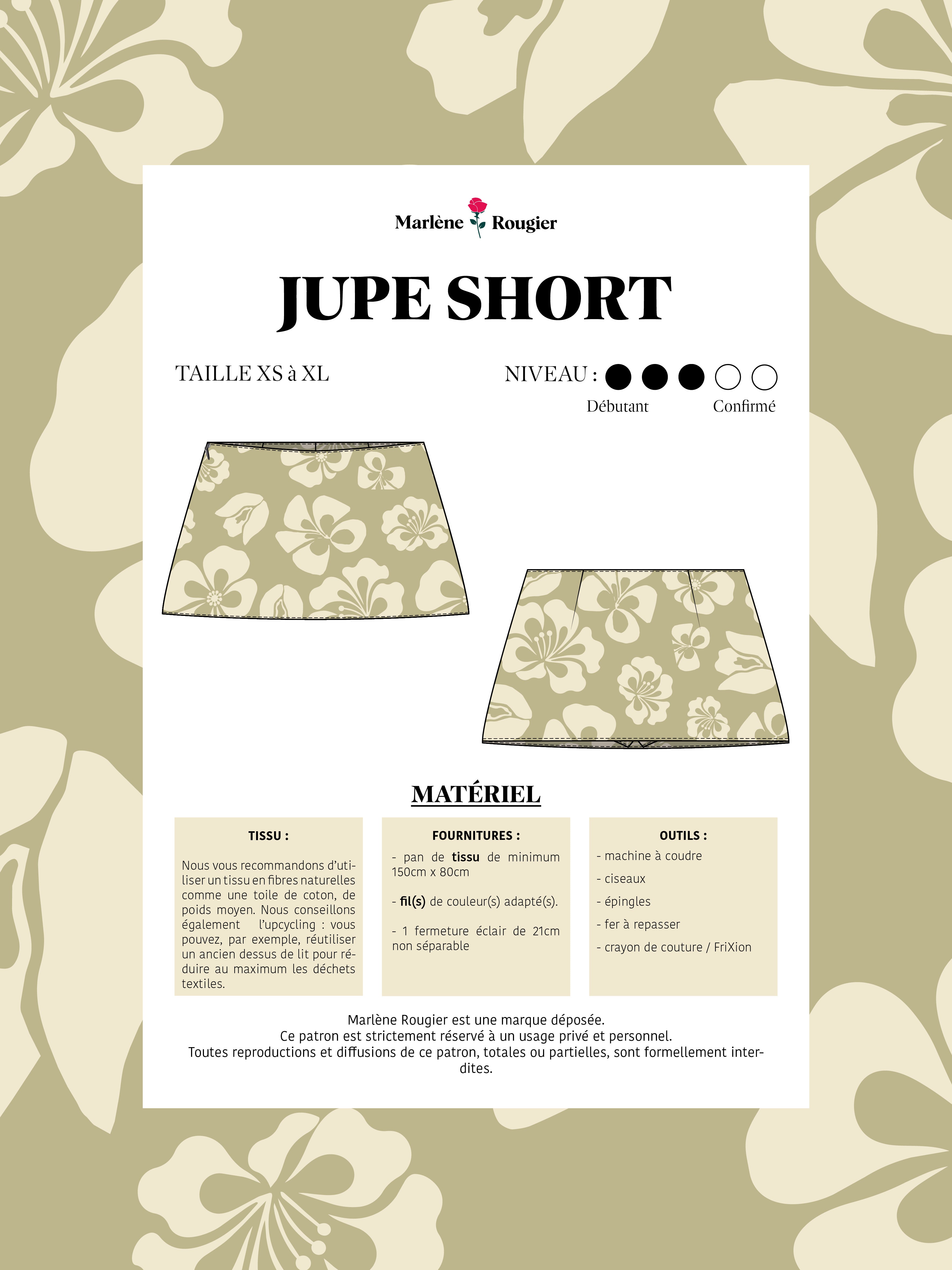  Pattern Jupe Longue (french) - PDF