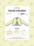  Pattern Veste à col - Taille 1 (french)