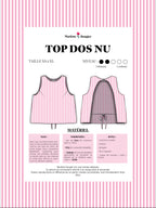 Patron top dos nu - PDF