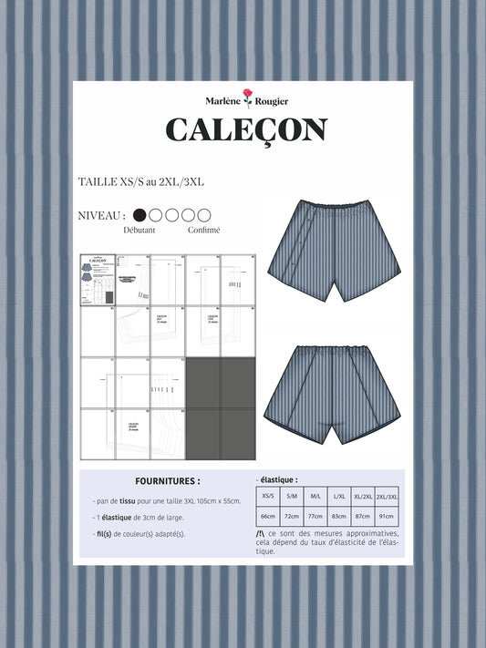 Patron caleçon