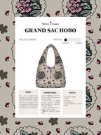 Patron grand sac hobo - PDF