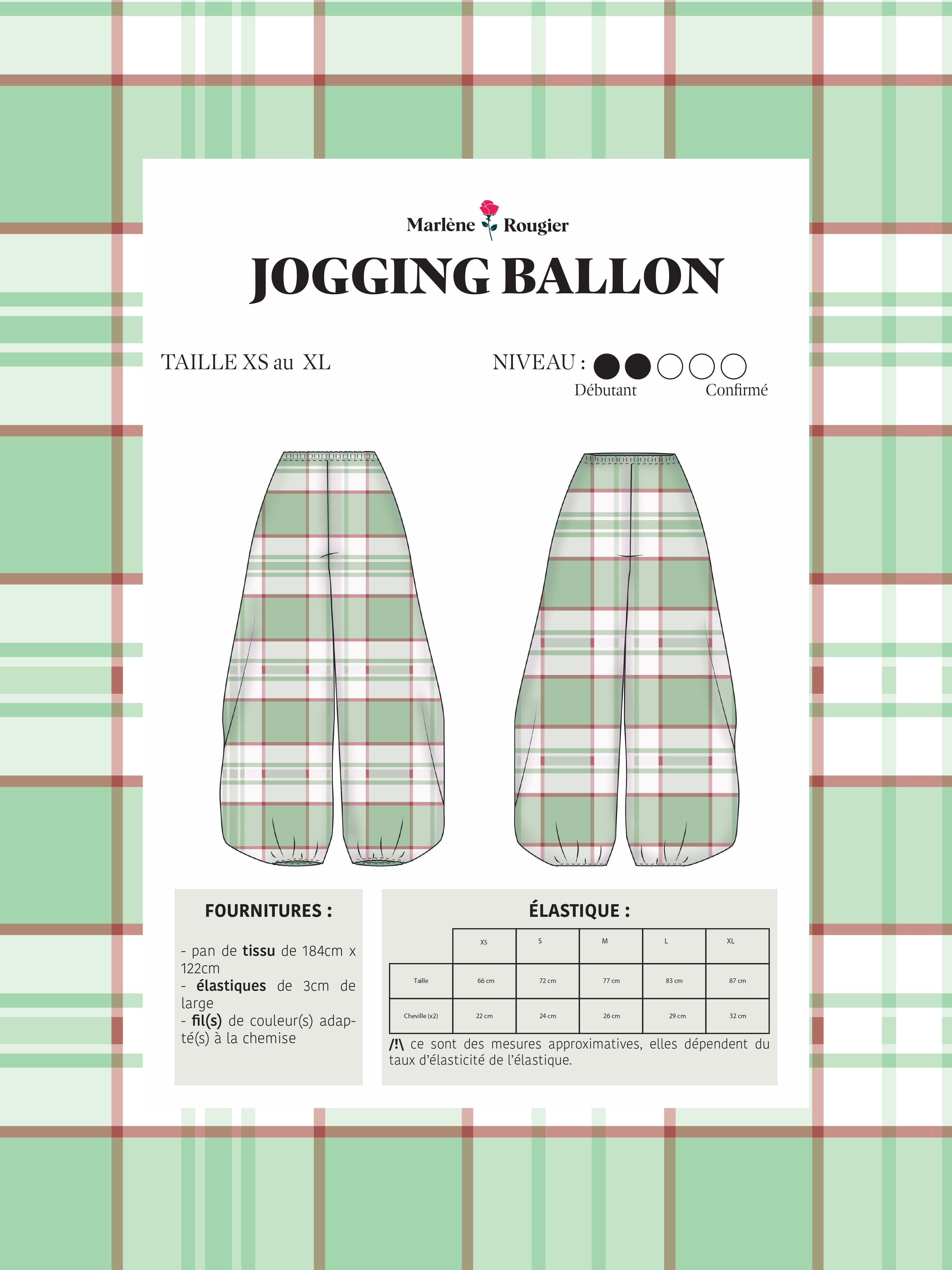 Patron jogging ballon - PDF